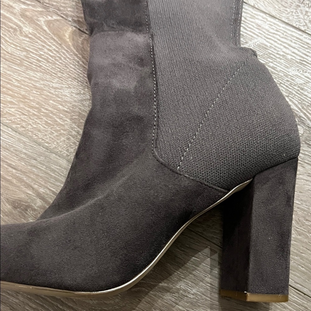 Steve Madden Gray Over-the-Knee Boots Size 8 - Picture 6 of 7